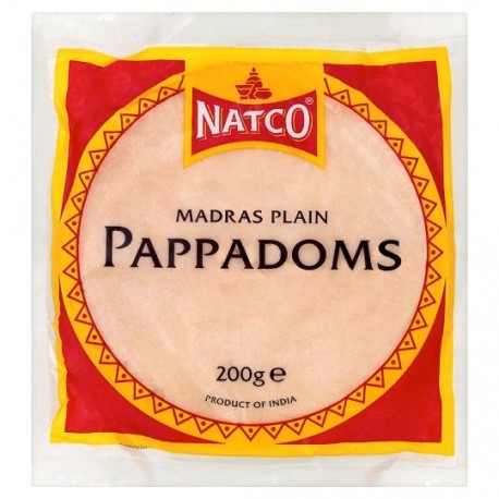 NATCO PAPADUM MADRAS  200 GM